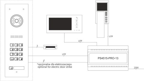 ACO COMO-PRO-CODE-V1 panel wideodomofonowy