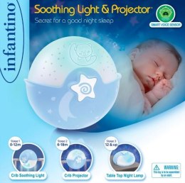 Infantino projektor 2w1 niebieski