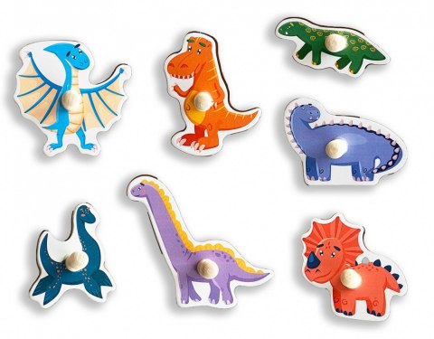 Układanka dinozaury Układanka dinozaury