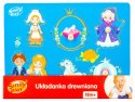 Układanka drewniana kopciuszek