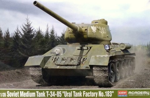 Model plastikowy t-34/85 ural tank factory no. 183 pl Model plastikowy t-34/85 ural tank factory no. 183 pl