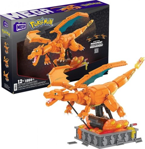 Klocki mega pokemon mechaniczny charizard Klocki mega pokemon mechaniczny charizard