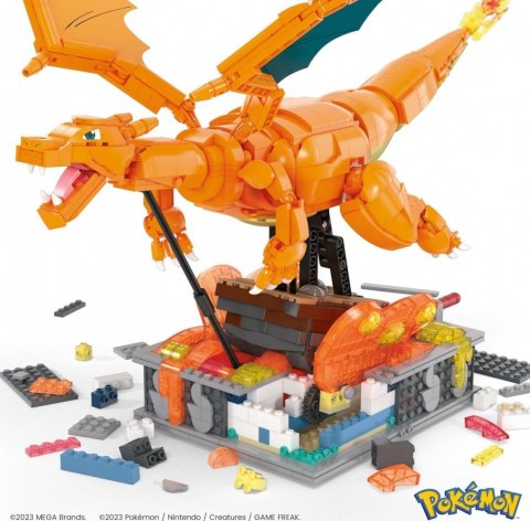 Klocki mega pokemon mechaniczny charizard Klocki mega pokemon mechaniczny charizard