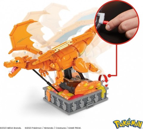 Klocki mega pokemon mechaniczny charizard Klocki mega pokemon mechaniczny charizard