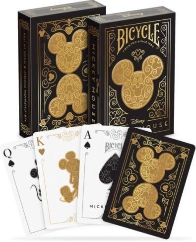 Karty black & gold mickey Karty black & gold mickey