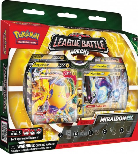 Zestaw league battle deck miraidon ex & regieleki vmax Zestaw league battle deck miraidon ex & regieleki vmax