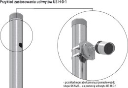 UCHWYT SŁUPOWY ATS US H-D-2