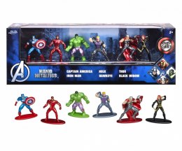 Figurki metalowe avengers 6-pak 4 cm