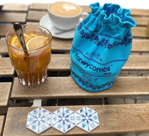 Gra honeycombs blue Gra honeycombs blue