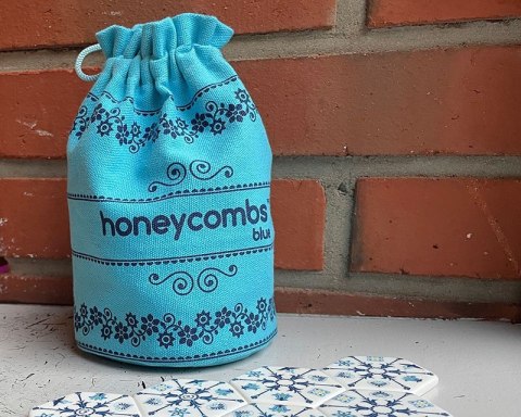 Gra honeycombs blue Gra honeycombs blue