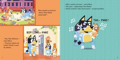 Książeczka bluey. tato-robot. moja czytanka Książeczka bluey. tato-robot. moja czytanka