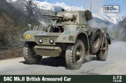 Model plastikowy dac mk.ii british armoured car 1/72