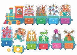 Puzzle maxi układanka z dziurkami ciuchcia