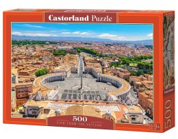 Puzzle 500 elementów widok na watykan