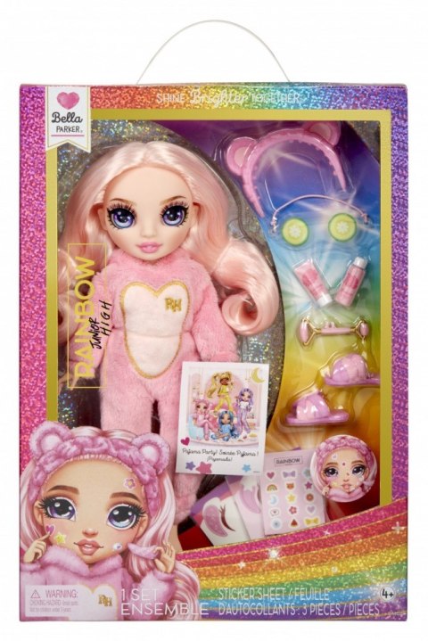Lalka rainbow high junior pj party, bella pink Lalka rainbow high junior pj party, bella pink
