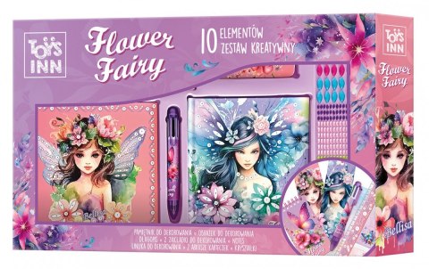 Zestaw kreatywny pamiętnik flower fairy Zestaw kreatywny pamiętnik flower fairy