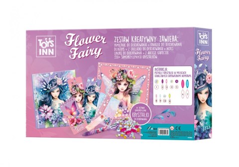 Zestaw kreatywny pamiętnik flower fairy Zestaw kreatywny pamiętnik flower fairy