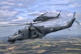 Model plastikowy mi-24p hind f 1/48