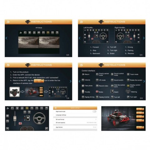 Auto r/c z kamerą, wi-fi, ładowanie usb Auto r/c z kamerą, wi-fi, ładowanie usb