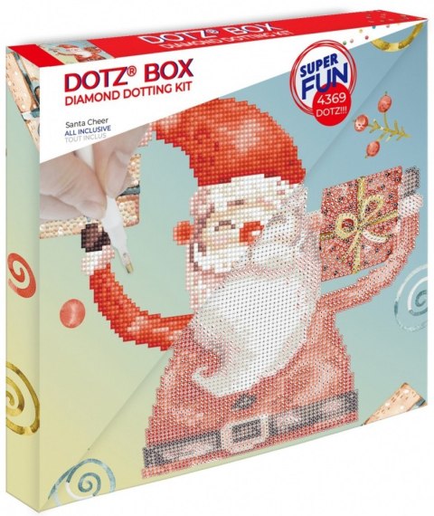 Zestaw diamond dotz Święty mikołaj wiwatuje Zestaw diamond dotz Święty mikołaj wiwatuje