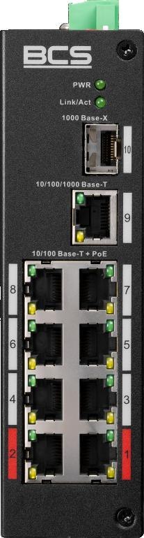 Switch PoE BCS LINE BCS-L-SP0801G-1SFP(2) Switch PoE BCS LINE BCS-L-SP0801G-1SFP(2)