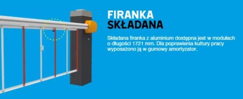 Szlaban CAME LS4 z ramieniem 803XA-0051 do 3m