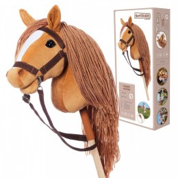 Koń na kiju hobby horse hoppihorse a3 chestnut - brąz, maść kasztanowata