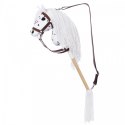 Koń na kiju hobby horse hoppihorse a4 leopard - biały, maść tarantowata