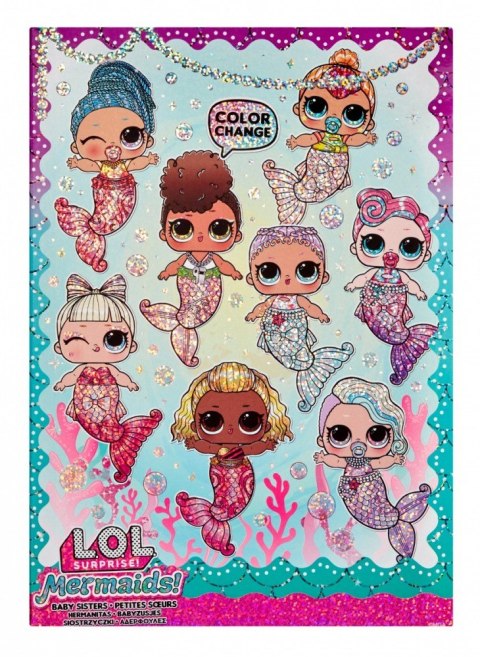 Lalka l.o.l. surprise mermaids baby sisters display 12 sztuk Lalka l.o.l. surprise mermaids baby sisters display 12 sztuk