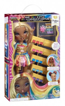Lalka rainbow high hair chalk style meline