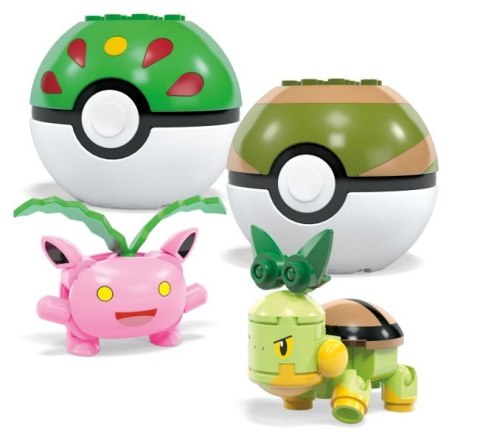 Klocki pokemon drużyna trawiastego Klocki pokemon drużyna trawiastego