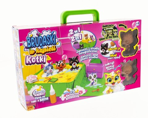 Figurki brudaski w kąpieli kotki zestaw jacuzzi Figurki brudaski w kąpieli kotki zestaw jacuzzi