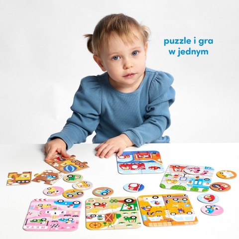 Puzzle pojazdy małe i duże Puzzle pojazdy małe i duże