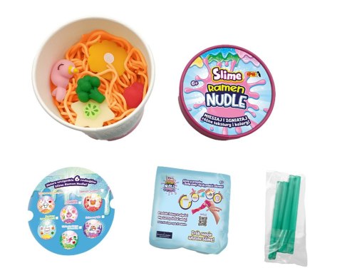 Slime ramen nudle walentynkowa krewetka Slime ramen nudle walentynkowa krewetka