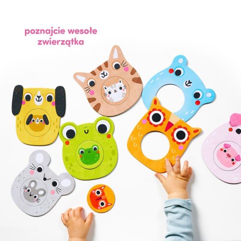 Układanka moje puzzle z dziurką - zwierzątka Układanka moje puzzle z dziurką - zwierzątka