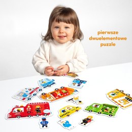 Układanka puzzle do pary - auta