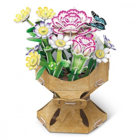Puzzle 3d bukiet kwiatów - goździki Puzzle 3d bukiet kwiatów - goździki