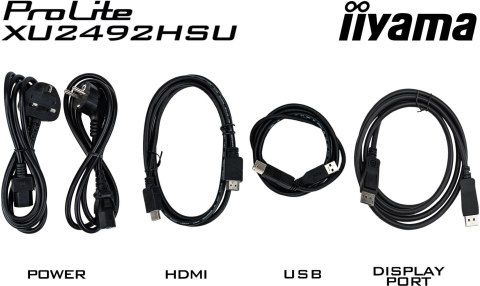 Monitor LED IIYAMA XU2492HSU-B6 24 cale Ultra Slim IPS USB Monitor LED IIYAMA XU2492HSU-B6 24 cale Ultra Slim IPS USB