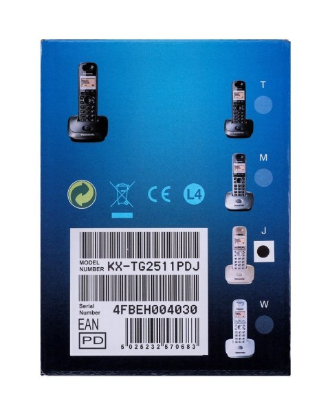 Telefon bezprzewodowy Panasonic KX-TG 2511PDJ Beżowy Telefon bezprzewodowy Panasonic KX-TG 2511PDJ Beżowy