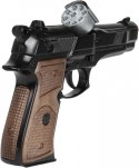 Gonher metalowy pistolet policyjny 8 naboi