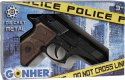 Gonher metalowy pistolet policyjny 8 naboi