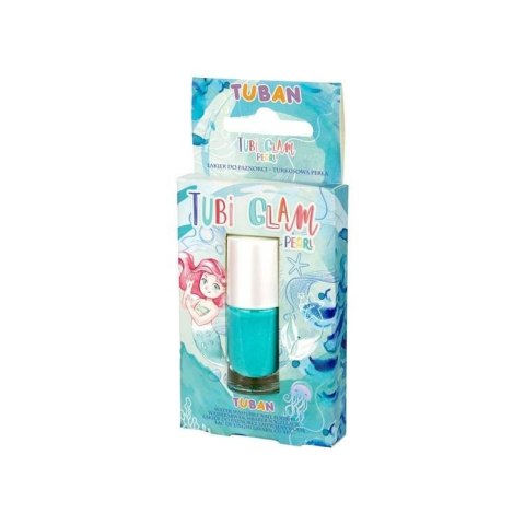 Lakier tubi glam - turkusowy perłowy Lakier tubi glam - turkusowy perłowy