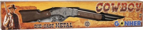 Gonher metalowa strzelba kowbojska 8 naboi Gonher metalowa strzelba kowbojska 8 naboi