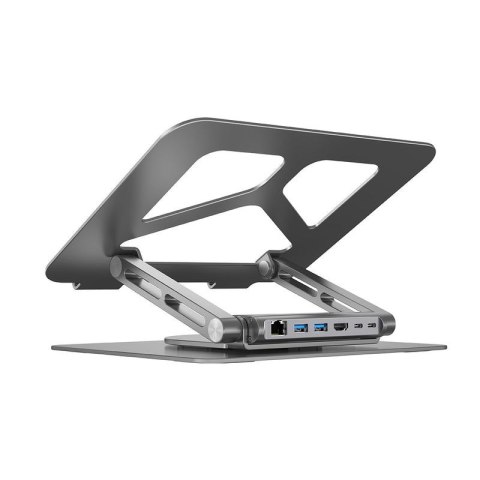 UNITEK PODSTAWKA POD LAPTOP +HUB USB-C HDMI 4K PD UNITEK PODSTAWKA POD LAPTOP +HUB USB-C HDMI 4K PD