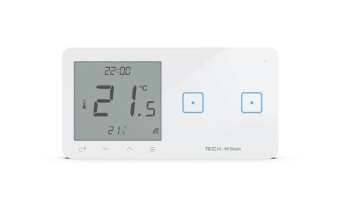Bezprzewodowy włącznik światła podw. z regulatorem pokojowym biały WSR-02P Tech Sterowniki Bezprzewodowy włącznik światła podw. z regulatorem pokojowym biały WSR-02P Tech Sterowniki