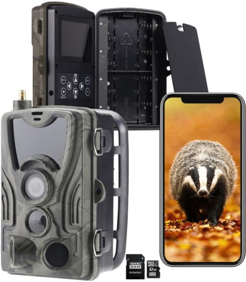 FOTOPUŁAPKA HC801A 940NM + KARTA PAMIĘCI microSD GOODRAM CL10 32GB FOTOPUŁAPKA HC801A 940NM + KARTA PAMIĘCI microSD GOODRAM CL10 32GB