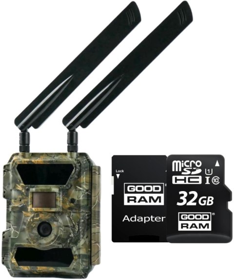 Kamera Leśna FOTOPUŁAPKA GPS 4.0CG + KARTA PAMIĘCI microSD GOODRAM CL10 32GB Kamera Leśna FOTOPUŁAPKA GPS 4.0CG + KARTA PAMIĘCI microSD GOODRAM CL10 32GB