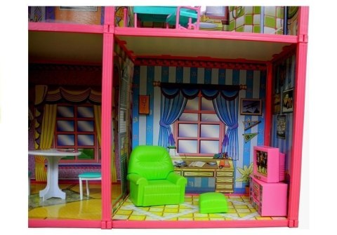 Domek dla Lalek Ogromna Willa z Meblami Domek dla Lalek Ogromna Willa z Meblami
