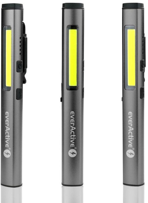 Latarka warsztatowa inspekcyjna COB LED UV Laser everActive PL-350R 350 lumenów IP54 z magnesem Latarka warsztatowa inspekcyjna COB LED UV Laser everActive PL-350R 350 lumenów IP54 z magnesem