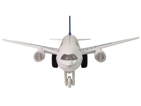 Samolot Pasażerski Boeing 777 Biały Napęd Światła Dźwięki Samolot Pasażerski Boeing 777 Biały Napęd Światła Dźwięki